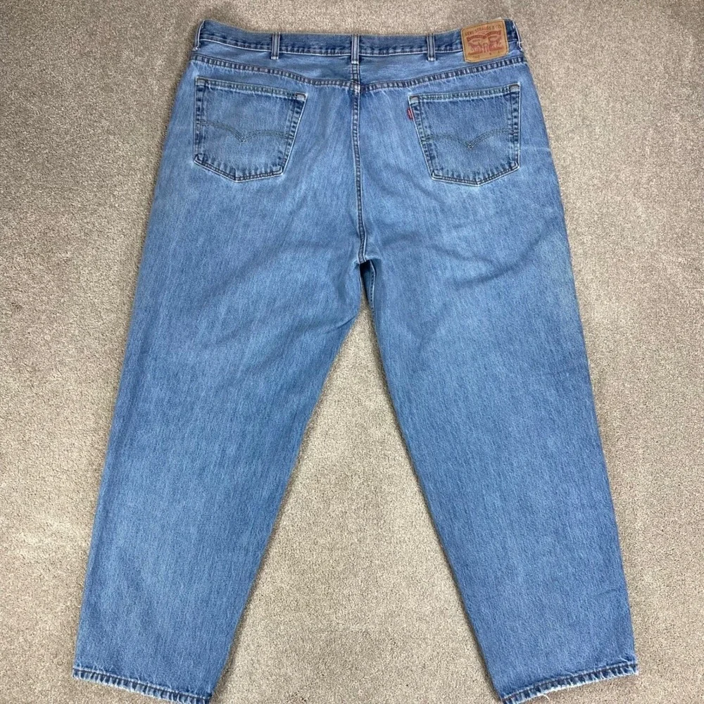Levis 560 Comfort Fit Tapered Leg Jeans Mens Sz 48x32 Blue Classic Rugged Denim